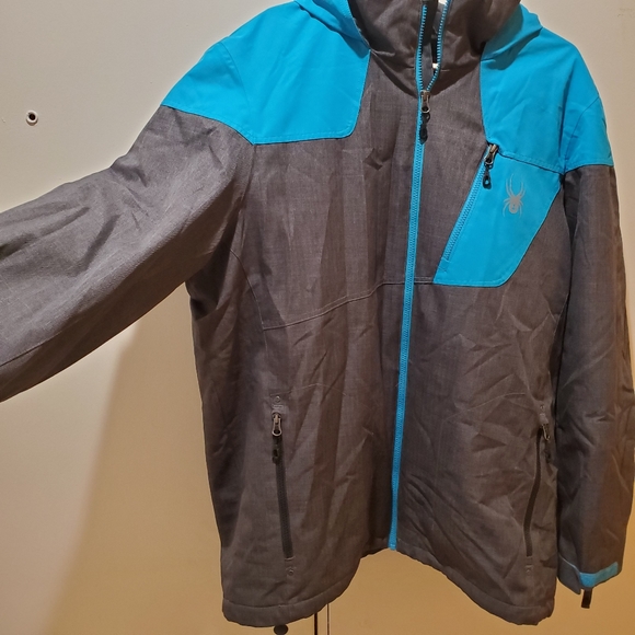 Blue Black Spyder Jacket - Picture 2 of 6